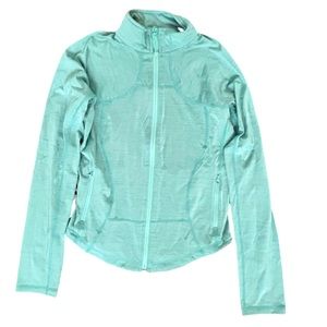 Lululemon lightweight mint green jacket